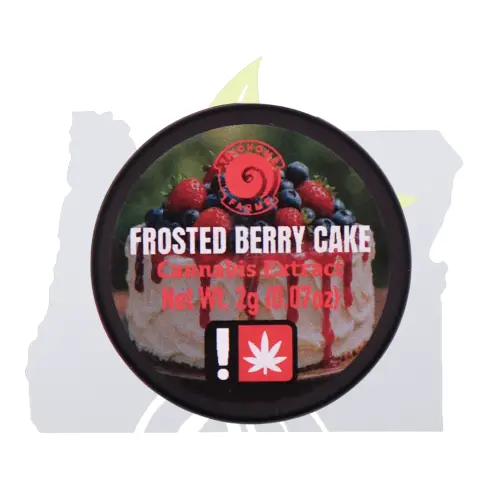 Photograph of product: Trichome-2G CR BHO-(B)Frosted Berry Cake