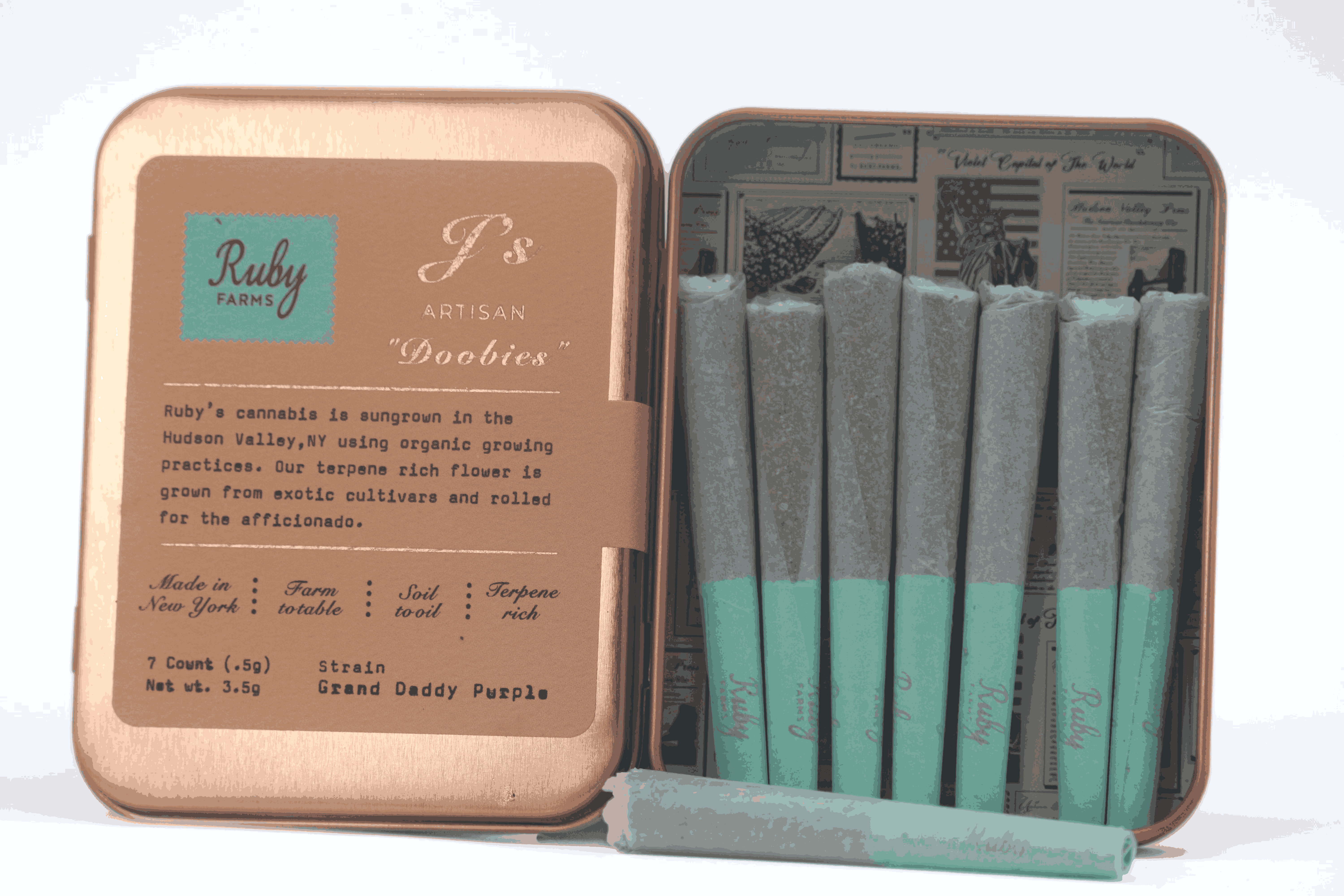 Photograph of product: Super Lemon Haze | 7 Count Doobies | .5G/3.5G