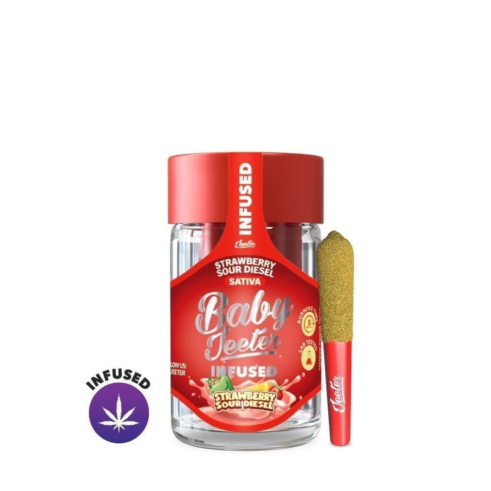 Photograph of product: Strawberry Sour Diesel Infused 5-Pack