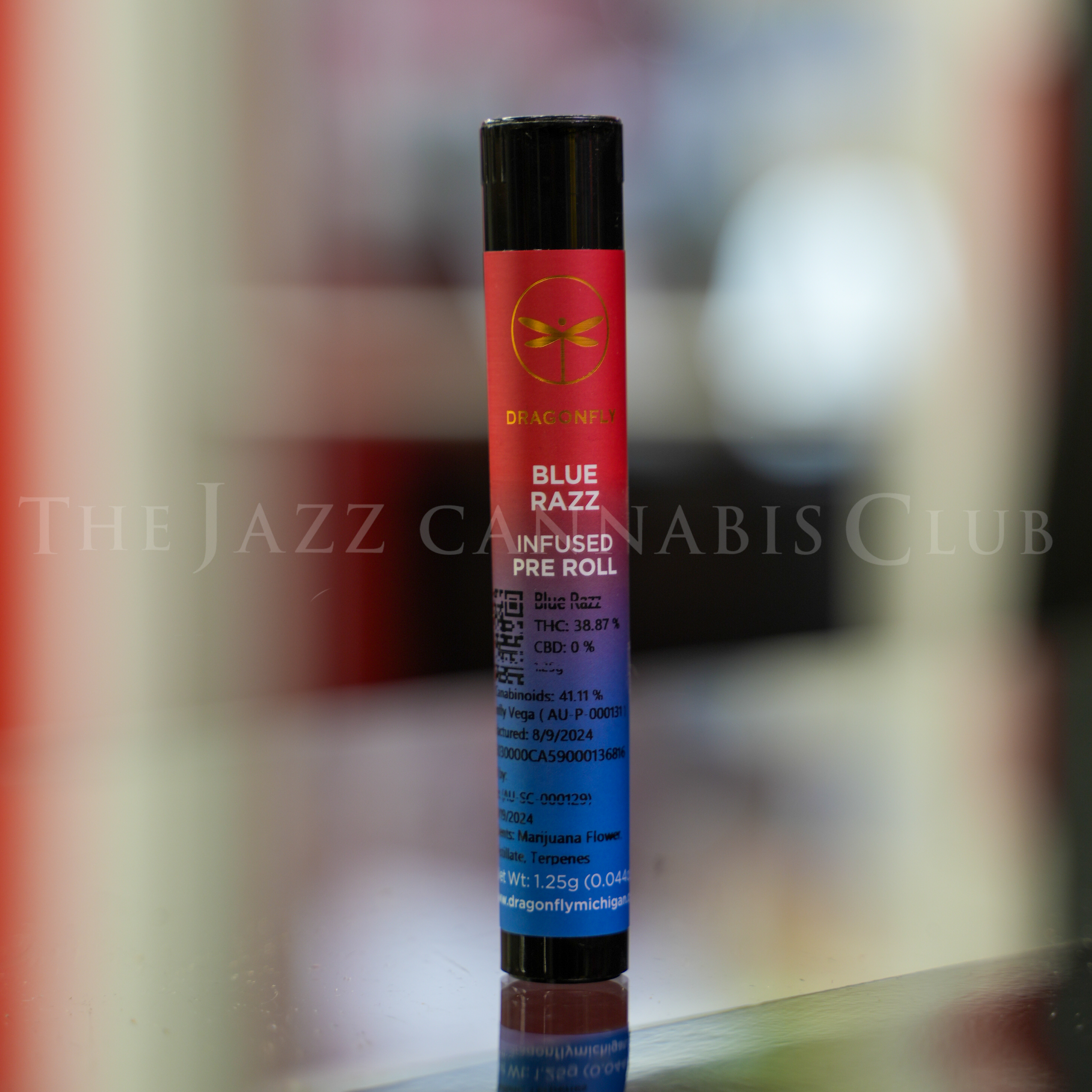 Photograph of product: Dragonfly - Blue Razz - - Infused PreRoll