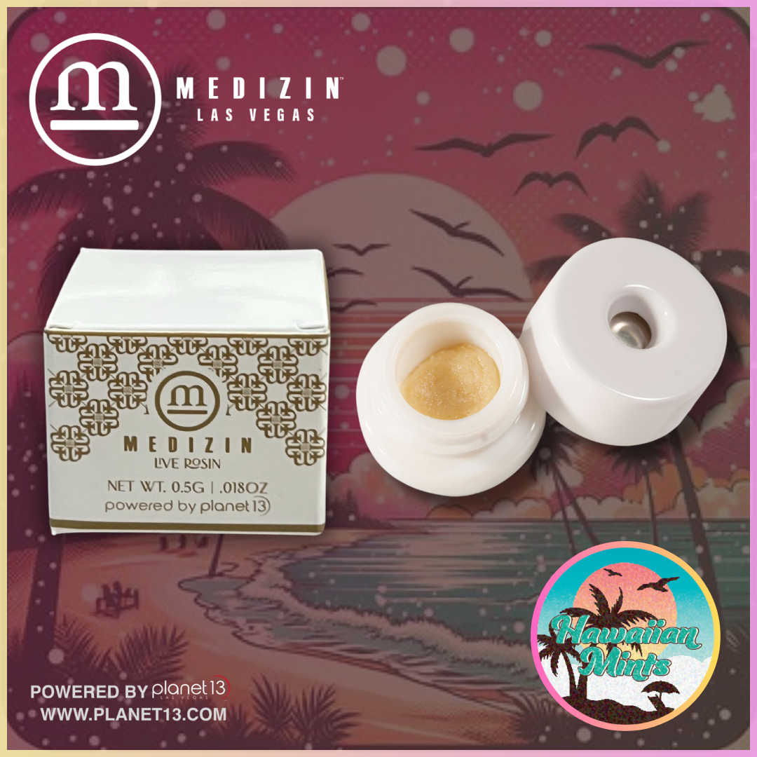 Photograph of product: Hawaiian Mints .5g Live Rosin