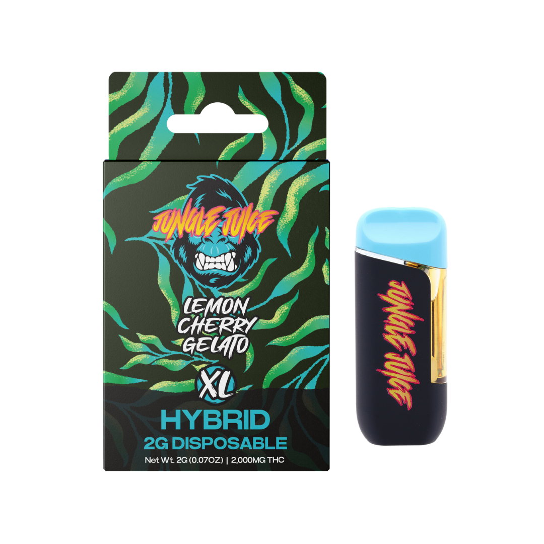 Photograph of product: Jungle Juice | Lemon Cherry Gelato Disposable Vape | 2g