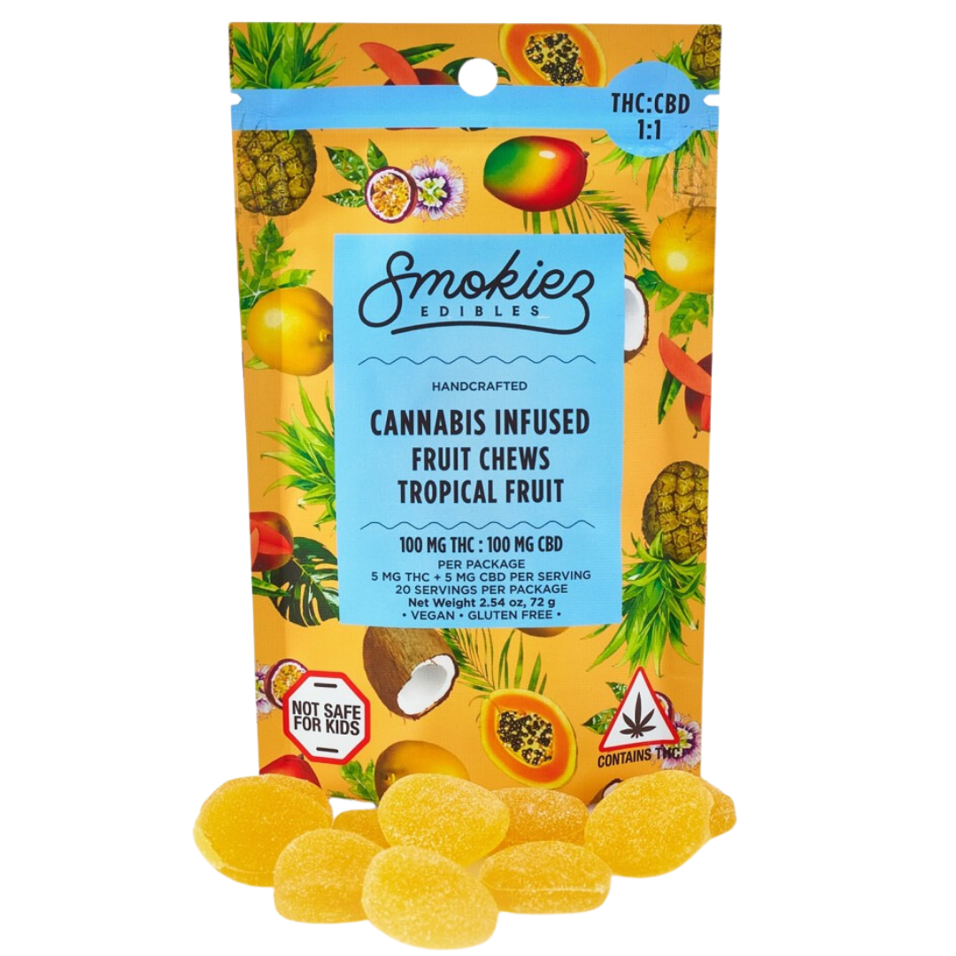 Photograph of product: Sweet Tropical Fruit | 1:1 TH-oui : CBD | 20pk