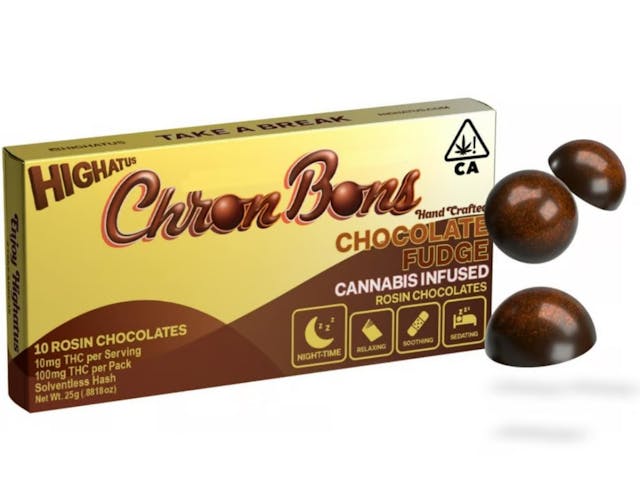 Photograph of product: Chocolate Fudge | Chron Bons | 100mg
