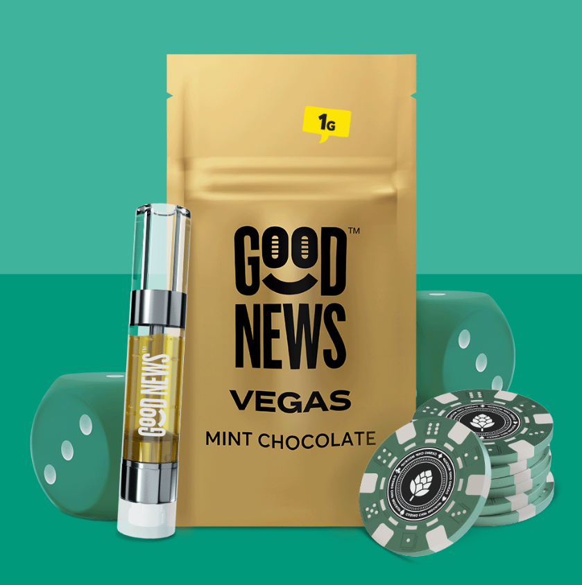 Photograph of product: Vegas - Mint Chocolate (H) 1g Vape