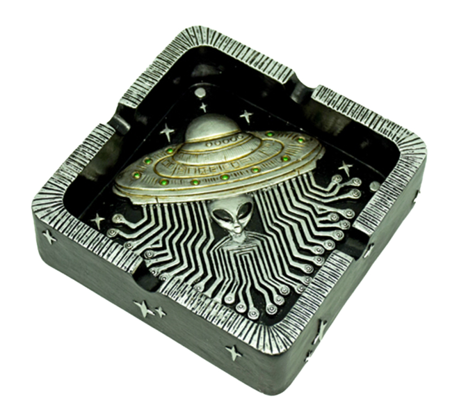 Photograph of product: Fantasy Ashtray - Alien Spaceship