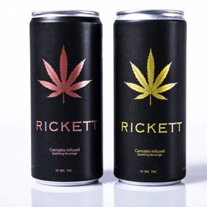 Photograph of product: JOLIE FLEUR RICKETT CANNED SPARKLING BEVERAGE BLANC