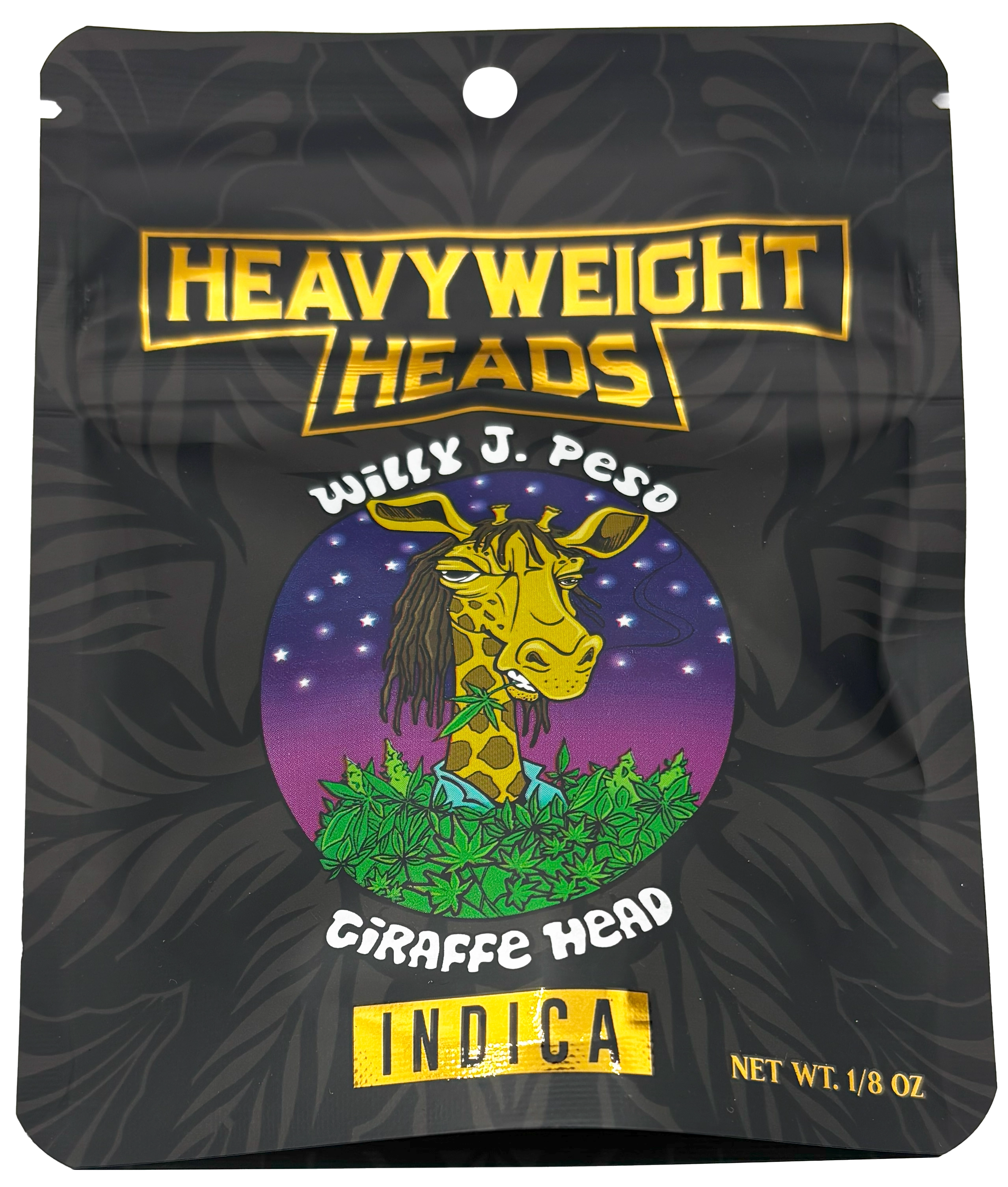 Photograph of product: Heavyweight Heads | Giraffe Head | Pre-Packaged Flower - 3.5g