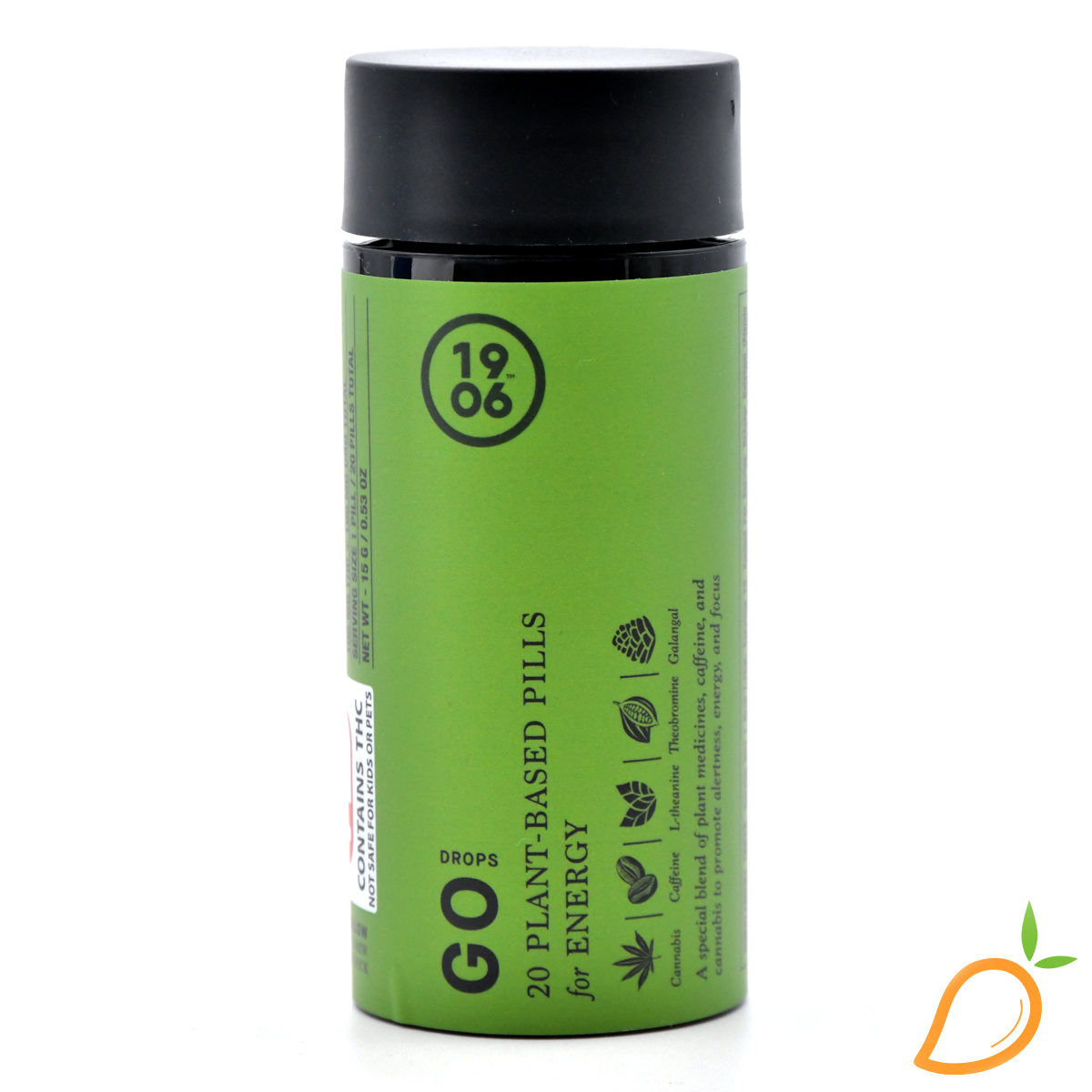Photograph of product: 100mg 1:1 Go Drops 1906