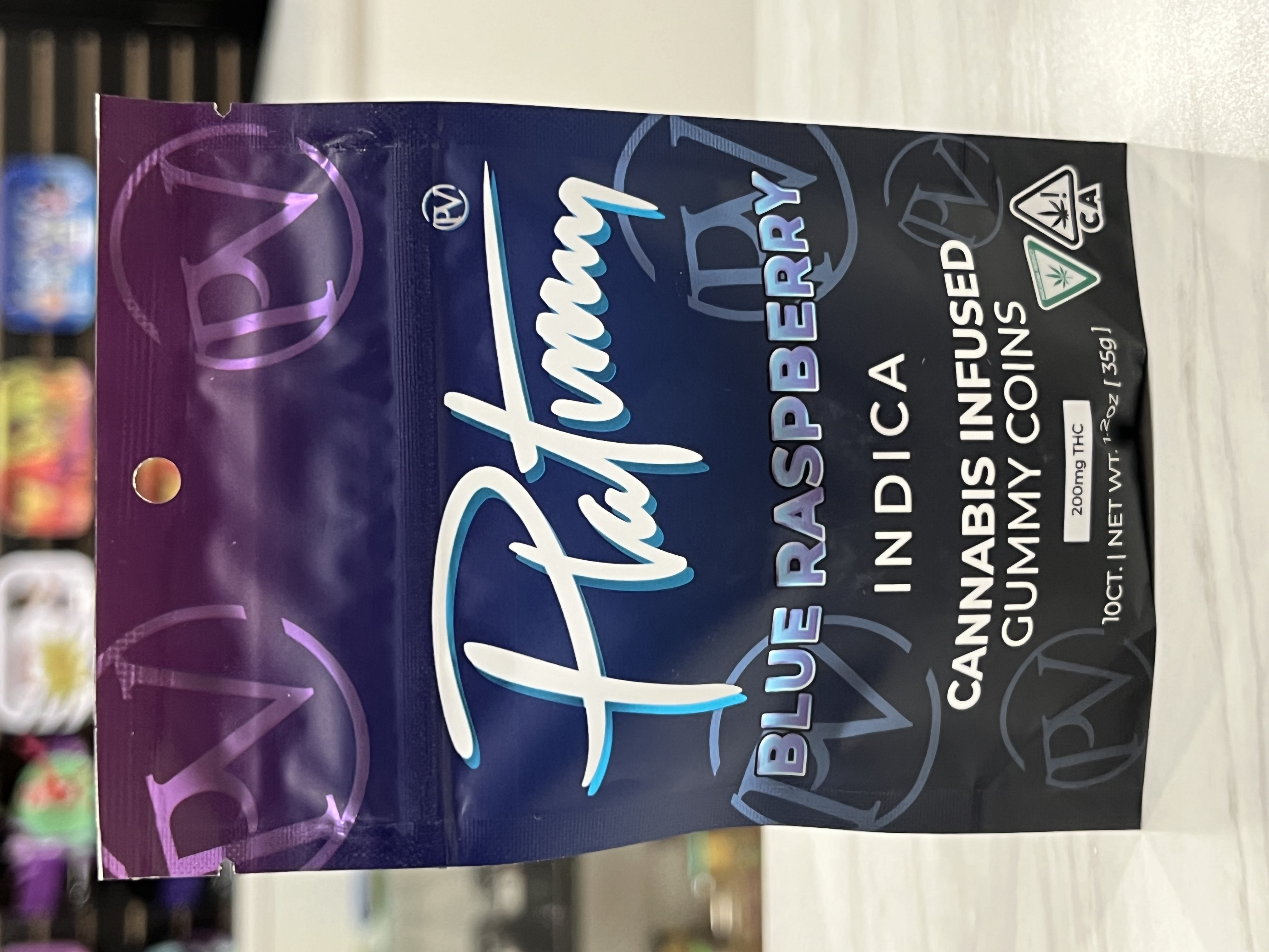 Photograph of product: PVG - Blue Raz 200mg