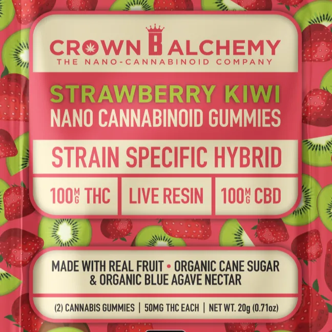 Photograph of product: Crown B Alchemy- 1:1 Strawberry Kiwi