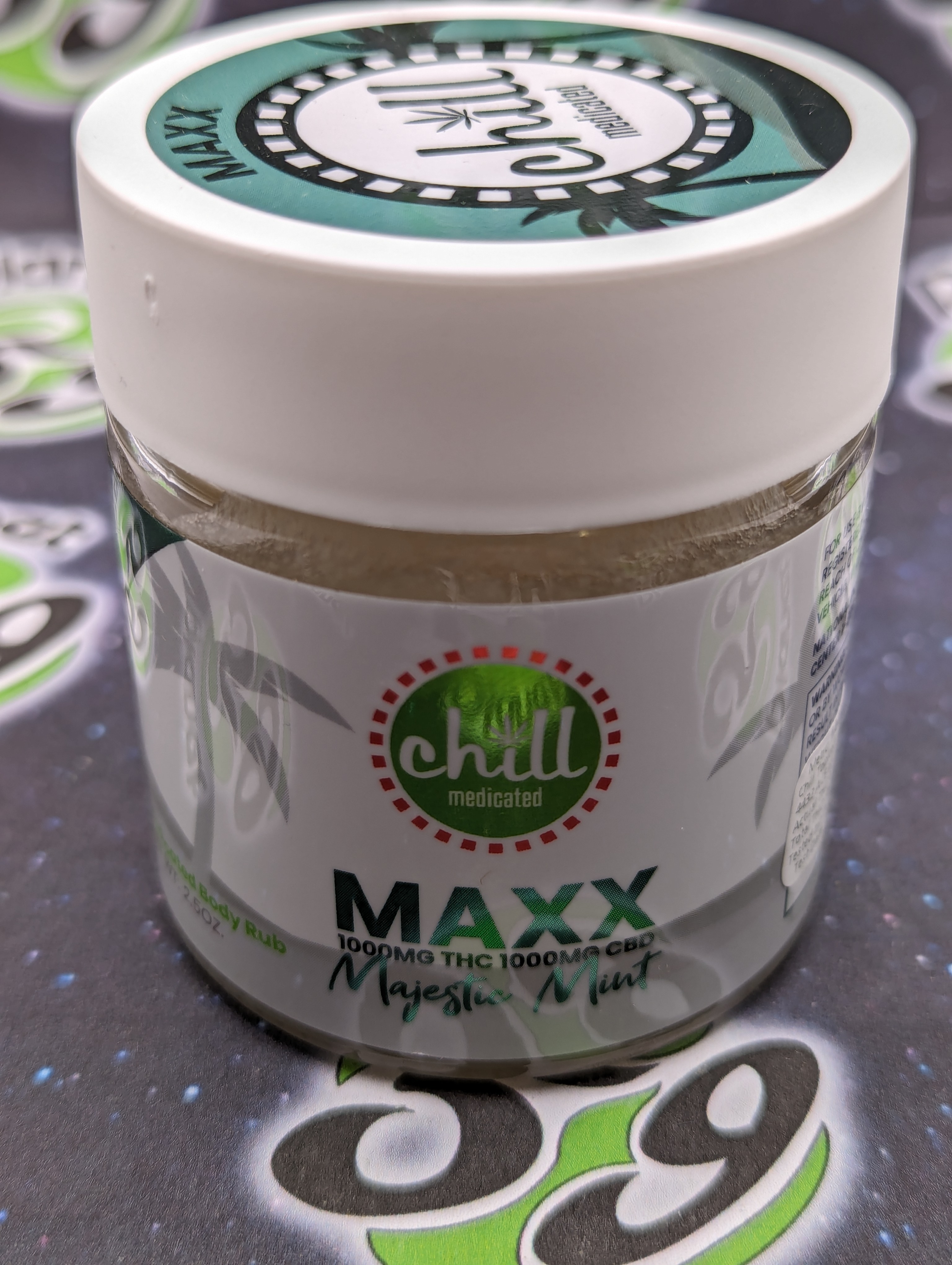 Photograph of product: Chill Topicals | Majestic Mint TH-oui CBD 1:1