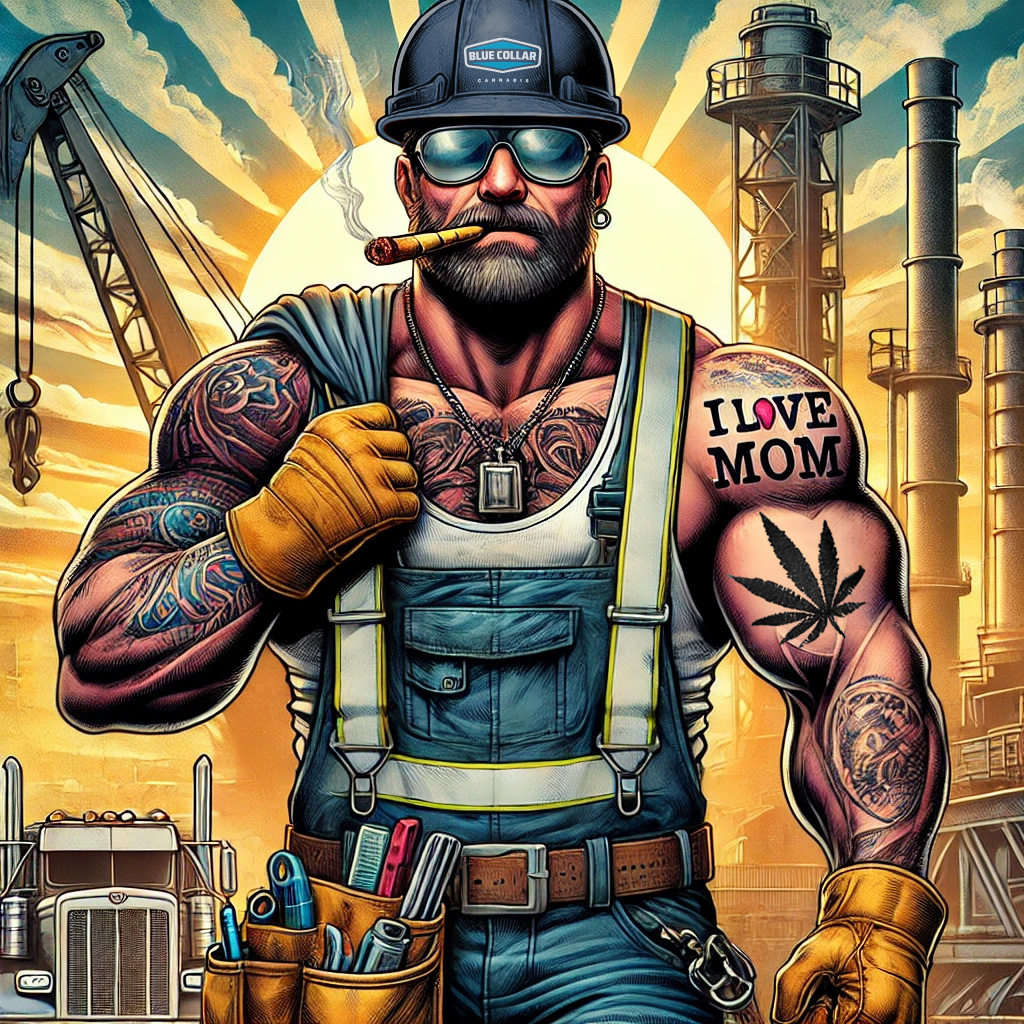 Photograph of product: Blue Collar - Blue Collar OG 0.5g Vape Cart