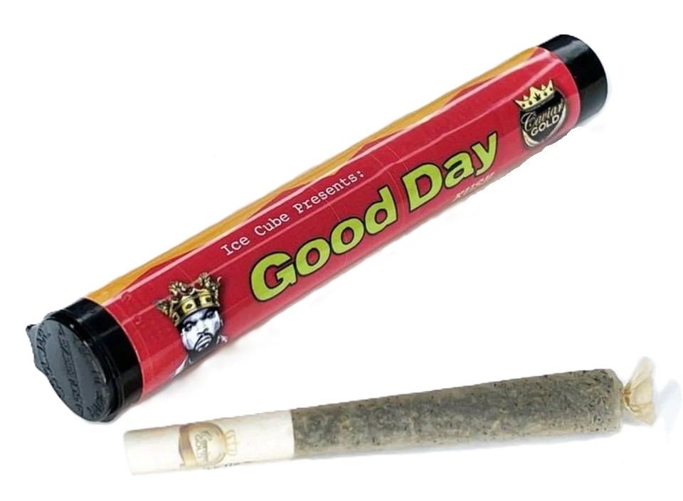 Photograph of product: Good Day Kush x Ice Cube Infused Pre-Roll | 1.5 | Cavi Cone