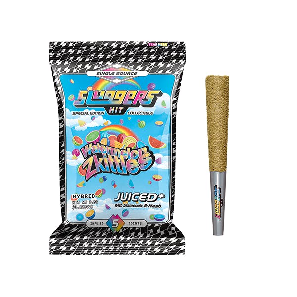 Photograph of product: Watermelon Zkittles-.7g X 5 Infused Pre-Rolls TACB 52.62