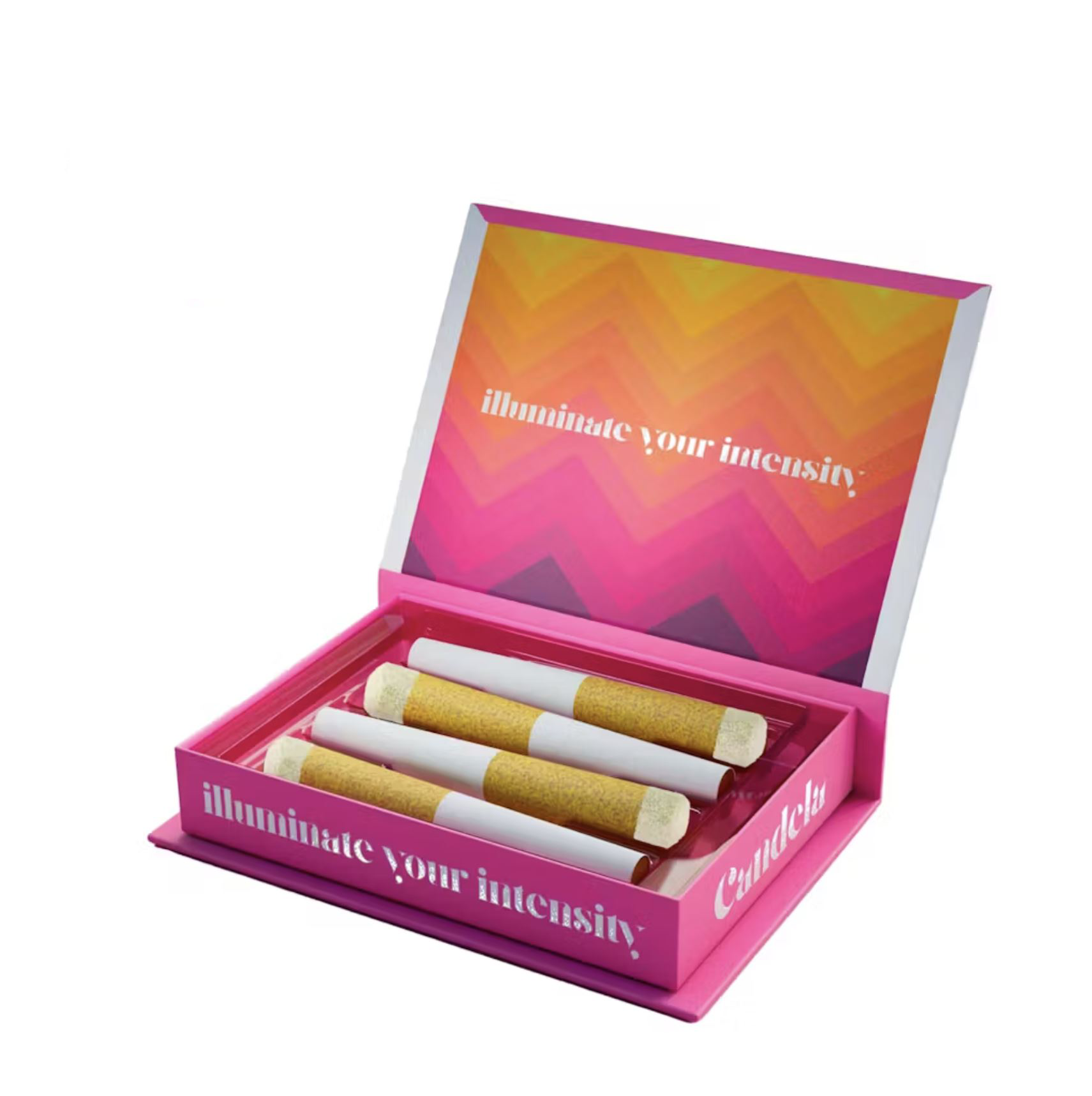 Photograph of product: Candela - Live Rosin Glazed Donut Infused Mini Prerolls 4 Pack - 1.6g - MAC Mint Cookies X Don Mega