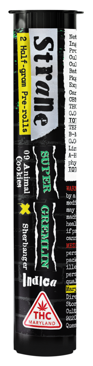 Photograph of product: Super Gremlin 2-Pack Pre-Roll | 1g