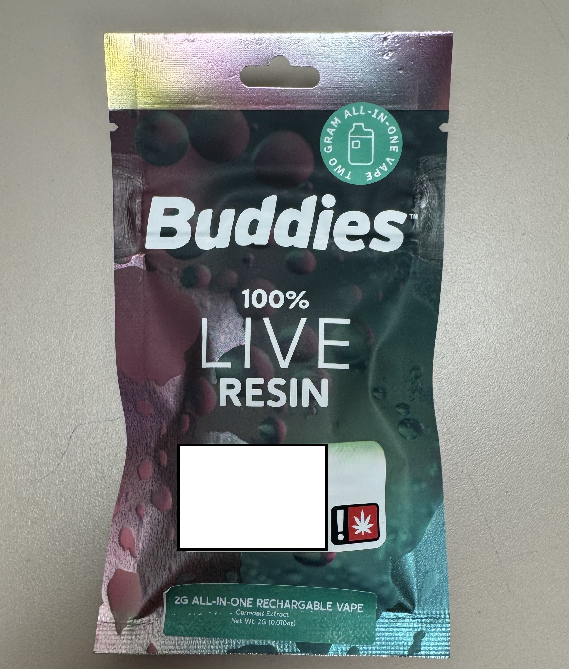 Photograph of product: Live Resin All-in-one | Bangi Poison | 2g