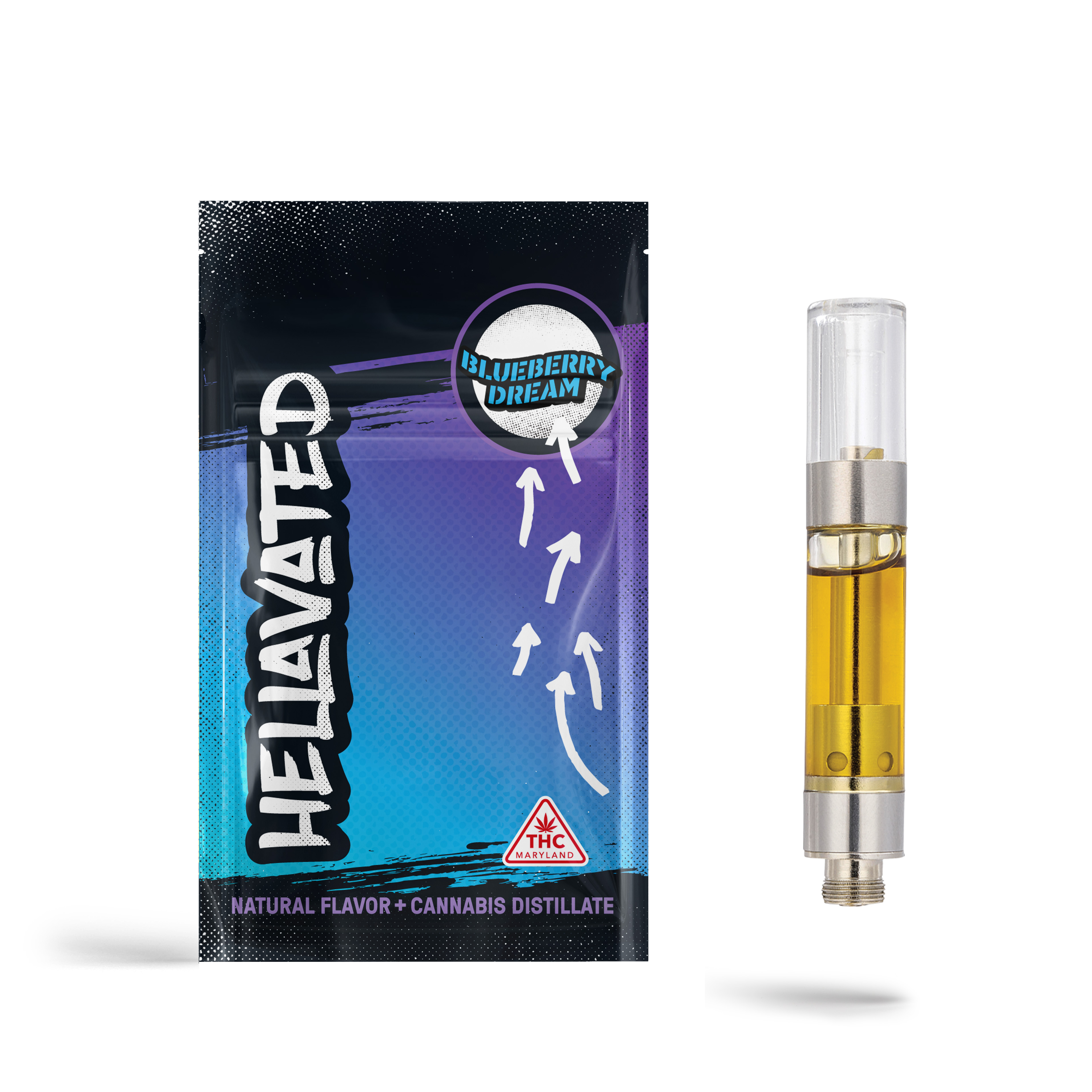 Photograph of Product: Hellavated Blueberry Dream Cart 1g