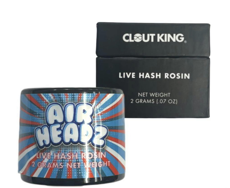 Photograph of product: Clout King | Live au chocolat Rosin - Airheadz 3.0 - 2g