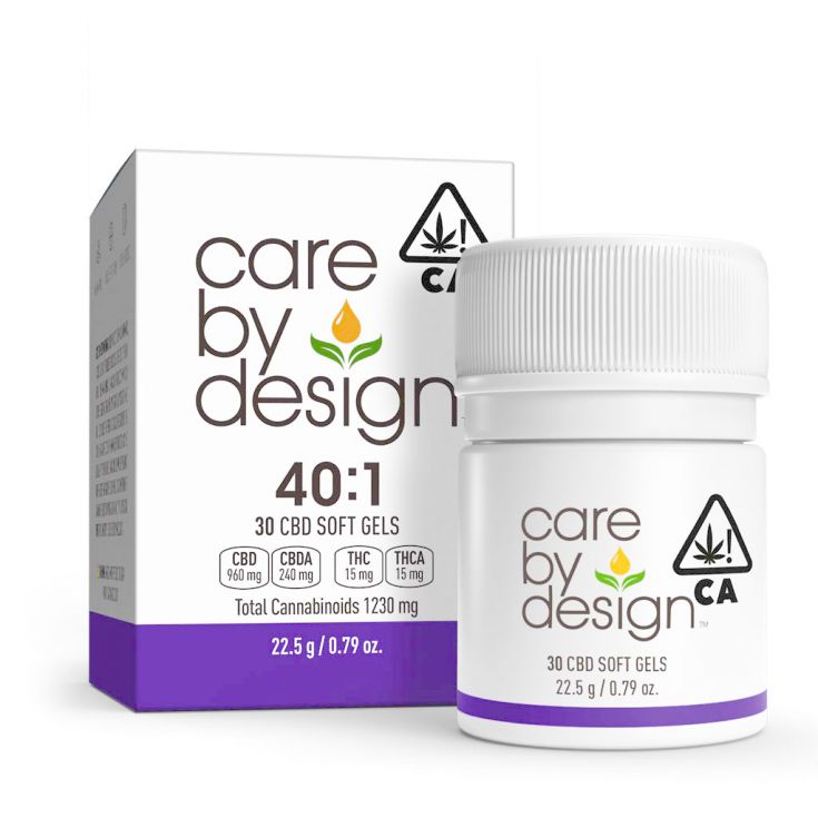 Photograph of Product: 40:1 30CT SOFT GELS