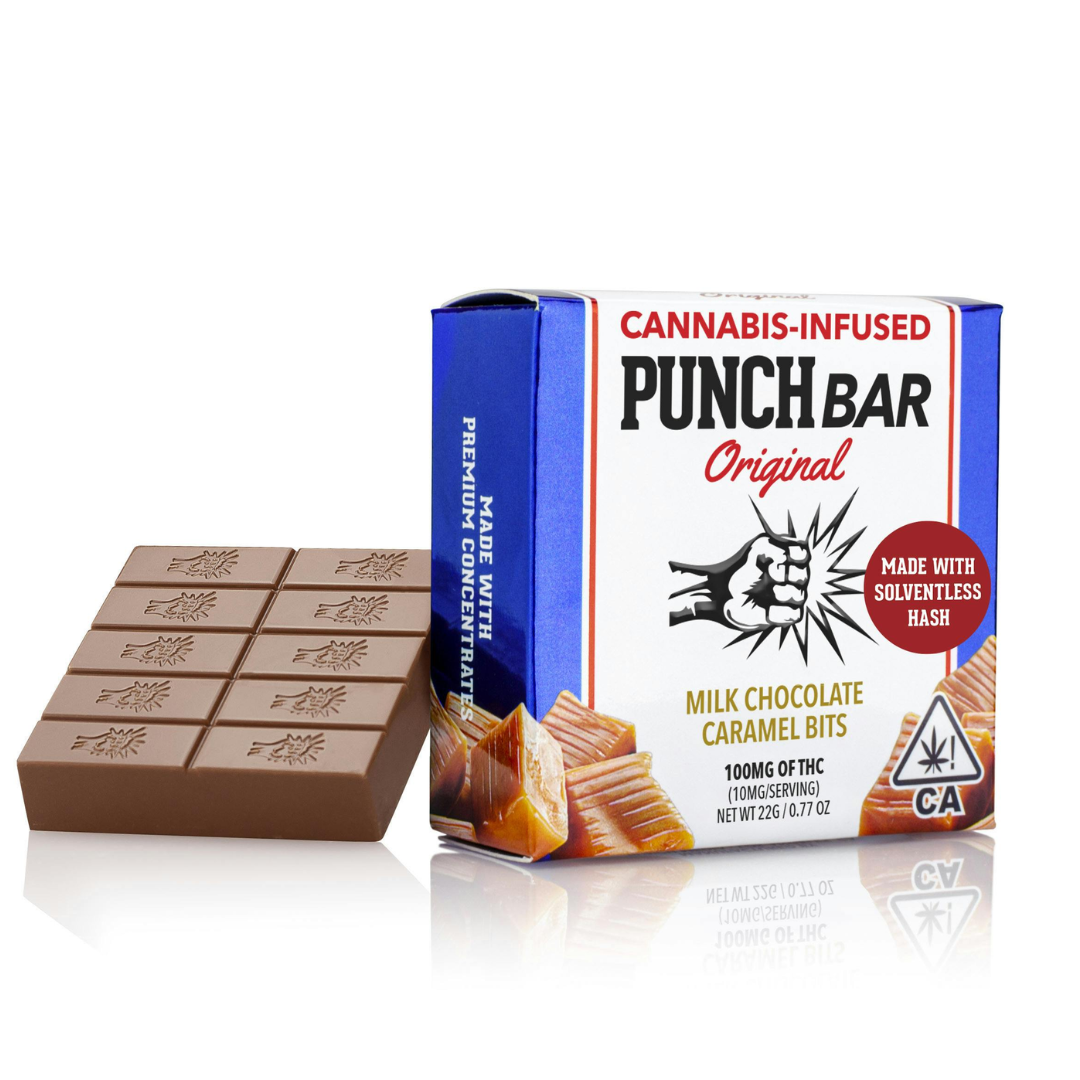 Photograph of product: Dark Chocolate Blackberry (Sugar Free) Solventless PunchBar 100mg