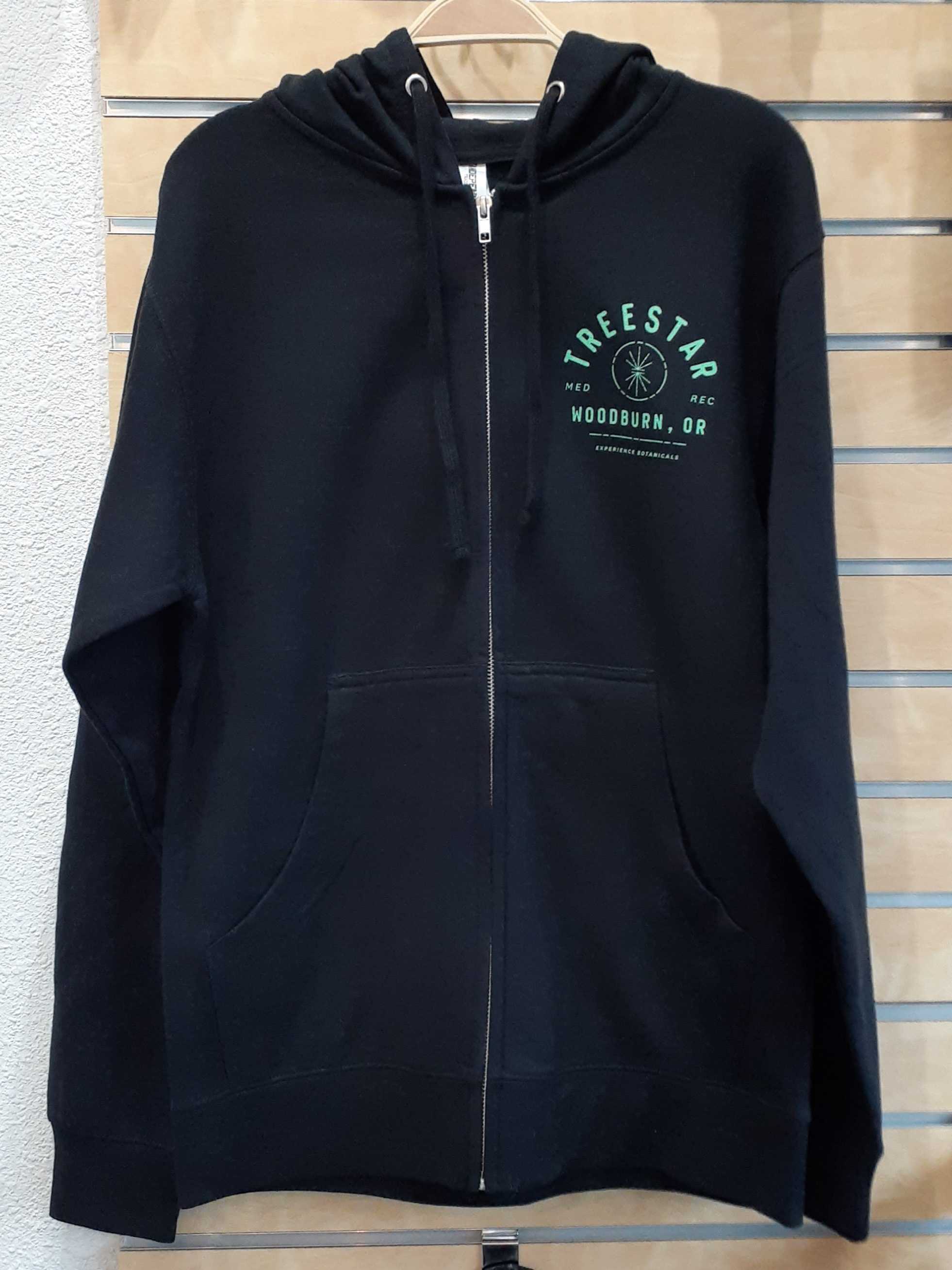 Photograph of product: Zip-Up Hoodie | Black Logo | 2XL