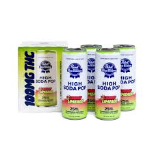 Photograph of product: Pabst Soda Pop 4pk 25mg - Cherry Limeade