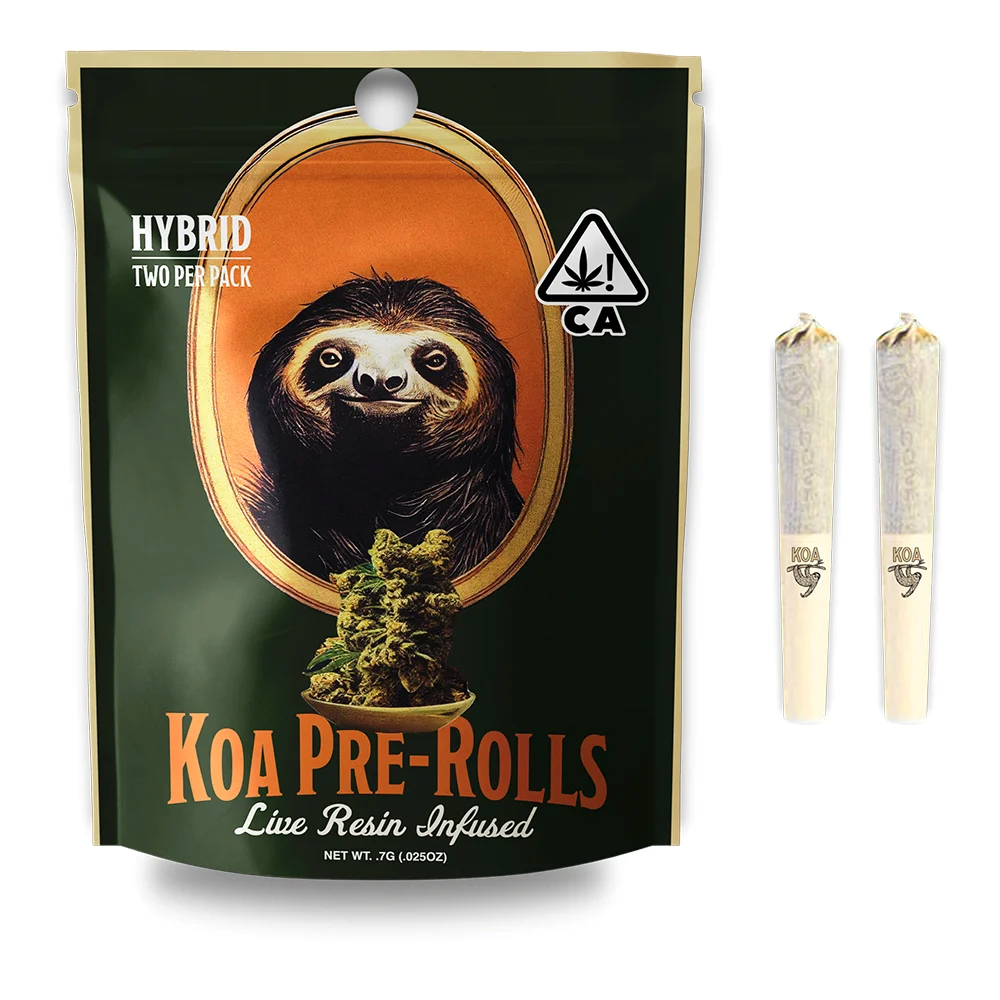 Photograph of product: INFUSED PREROLL - HYBRID - GRAPES N' CREAM (0.35 G X 2)