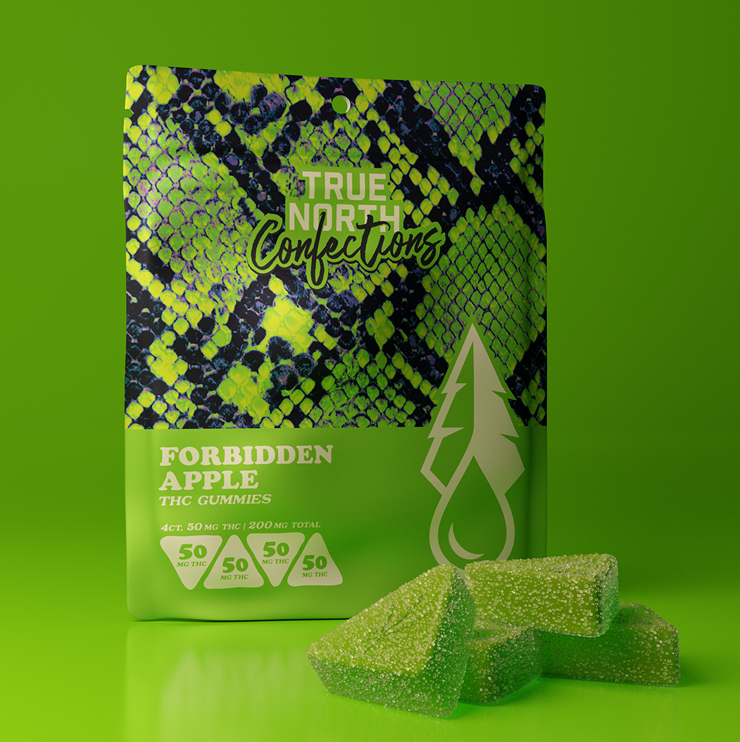 Photograph of product: 200mg | Forbidden Apple | Gummies
