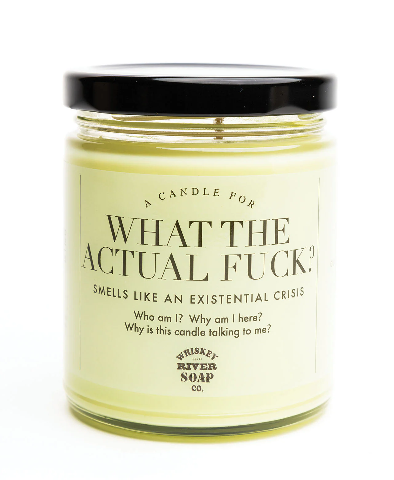 Photograph of product: Whiskey River I  What The Actual Fk I Candle