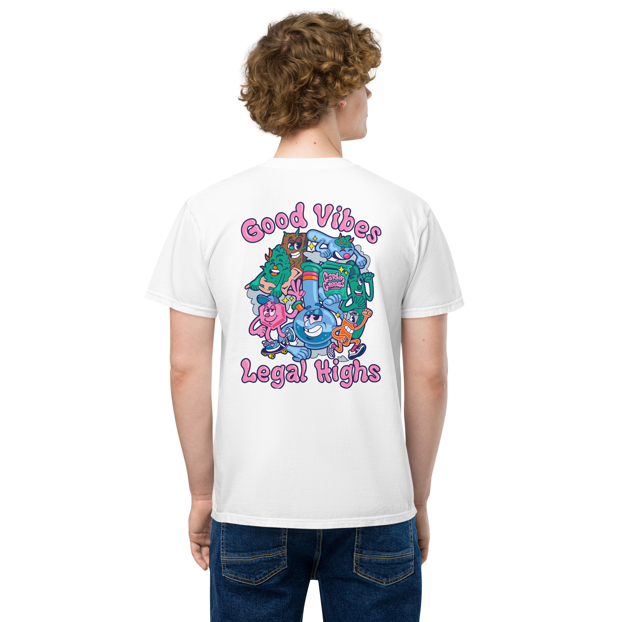 Photograph of product: Monteverde Good Vibes White Pocketed Tee $25