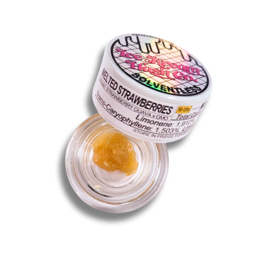 Photograph of product: Ice Kream au chocolat Co x AOP Live Rosin - Melted Strawberries