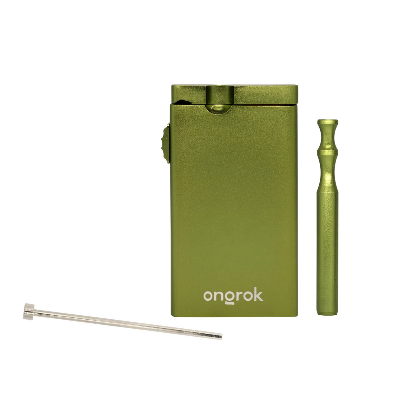 Photograph of product: ONGROK Aluminum Dugout One Hitter: Green