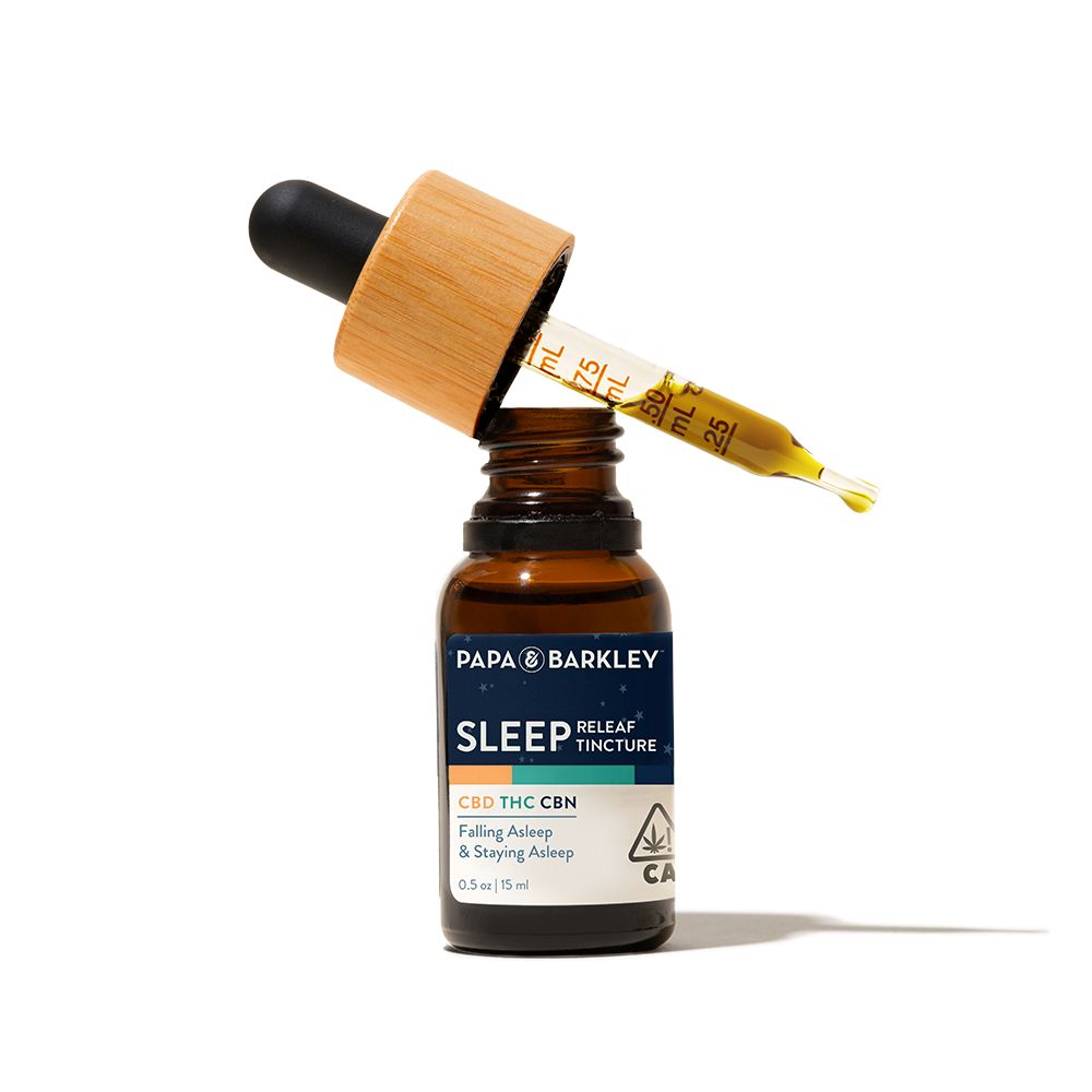 Photograph of product: Papa & Barkley - 15mL Tincture - Sleep - 1:1:1 CBD:TH-oui:CBN