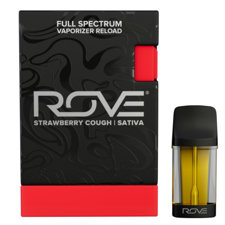 Photograph of product: Rove - Diamond Series VR - Strawberry Cough Full Spectrum Pod