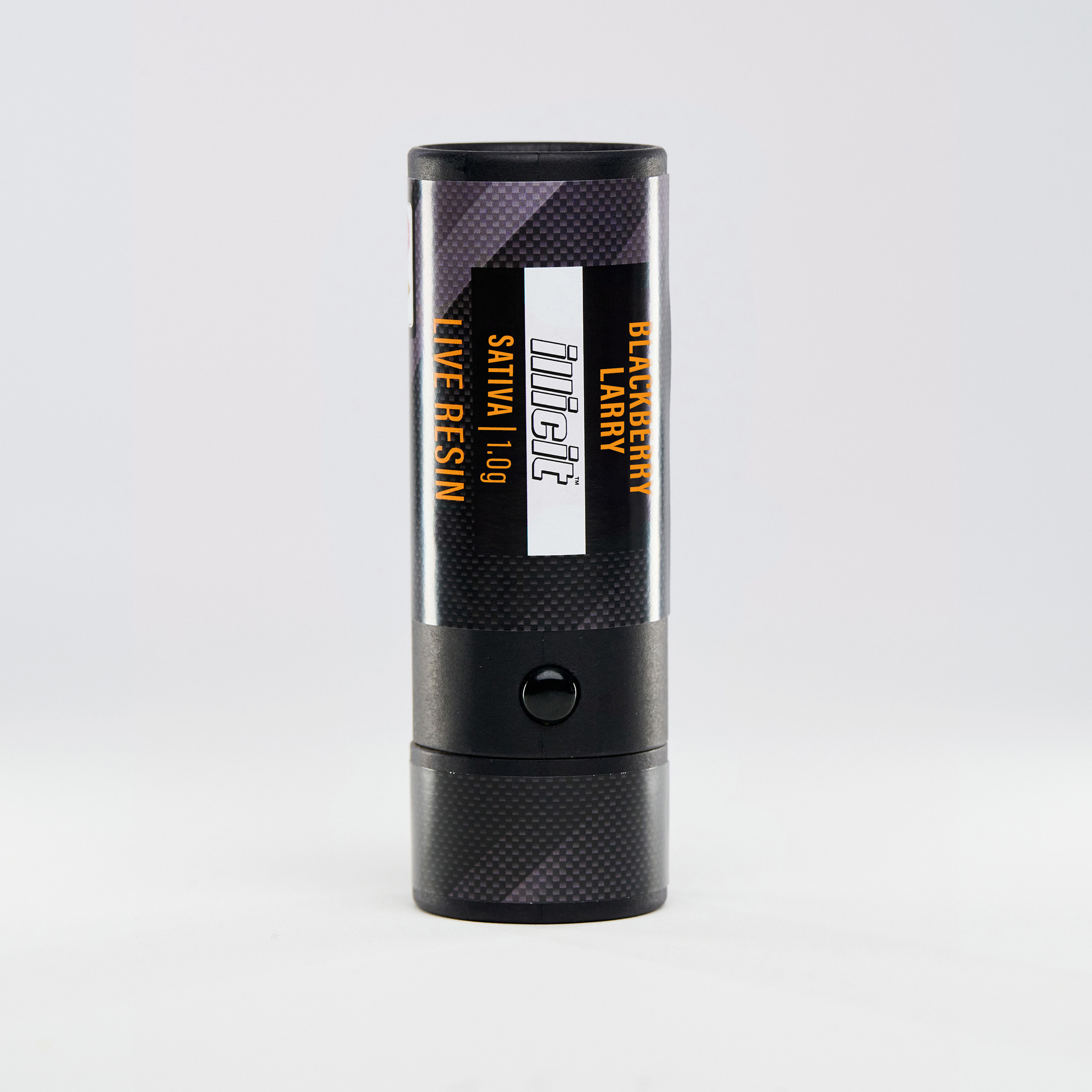 Photograph of product: Blackberry Larry Live Resin Disposable Vape 1g