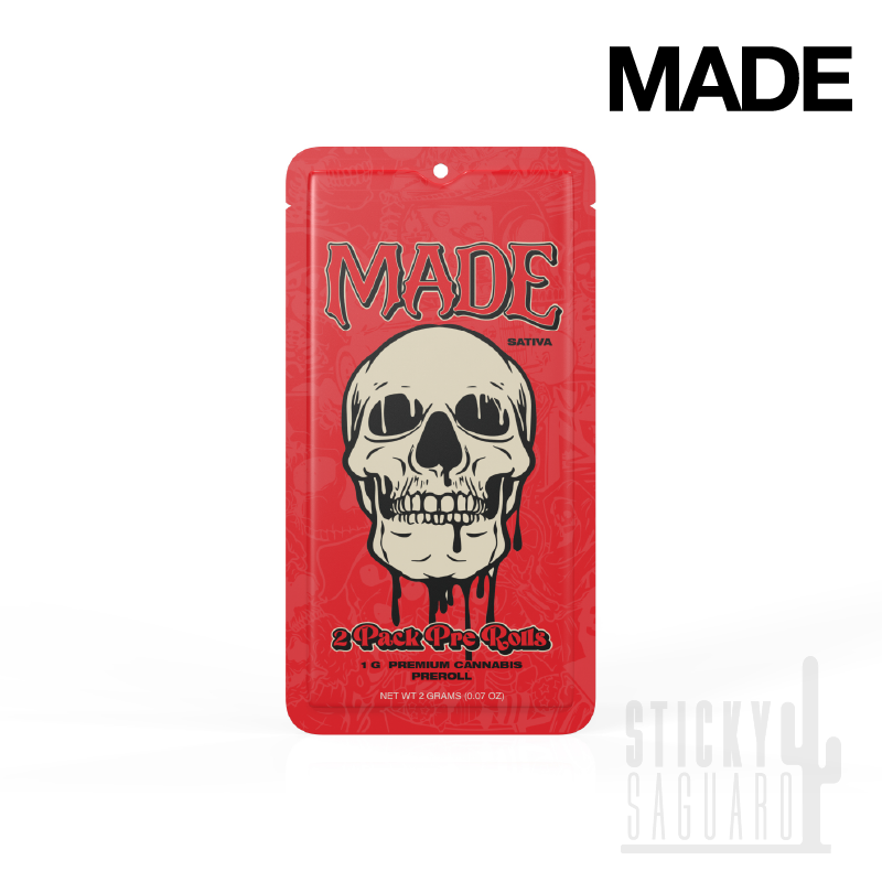 Photograph of product: MADE Pre-Roll Gelonade 2 Pk (S) 2g