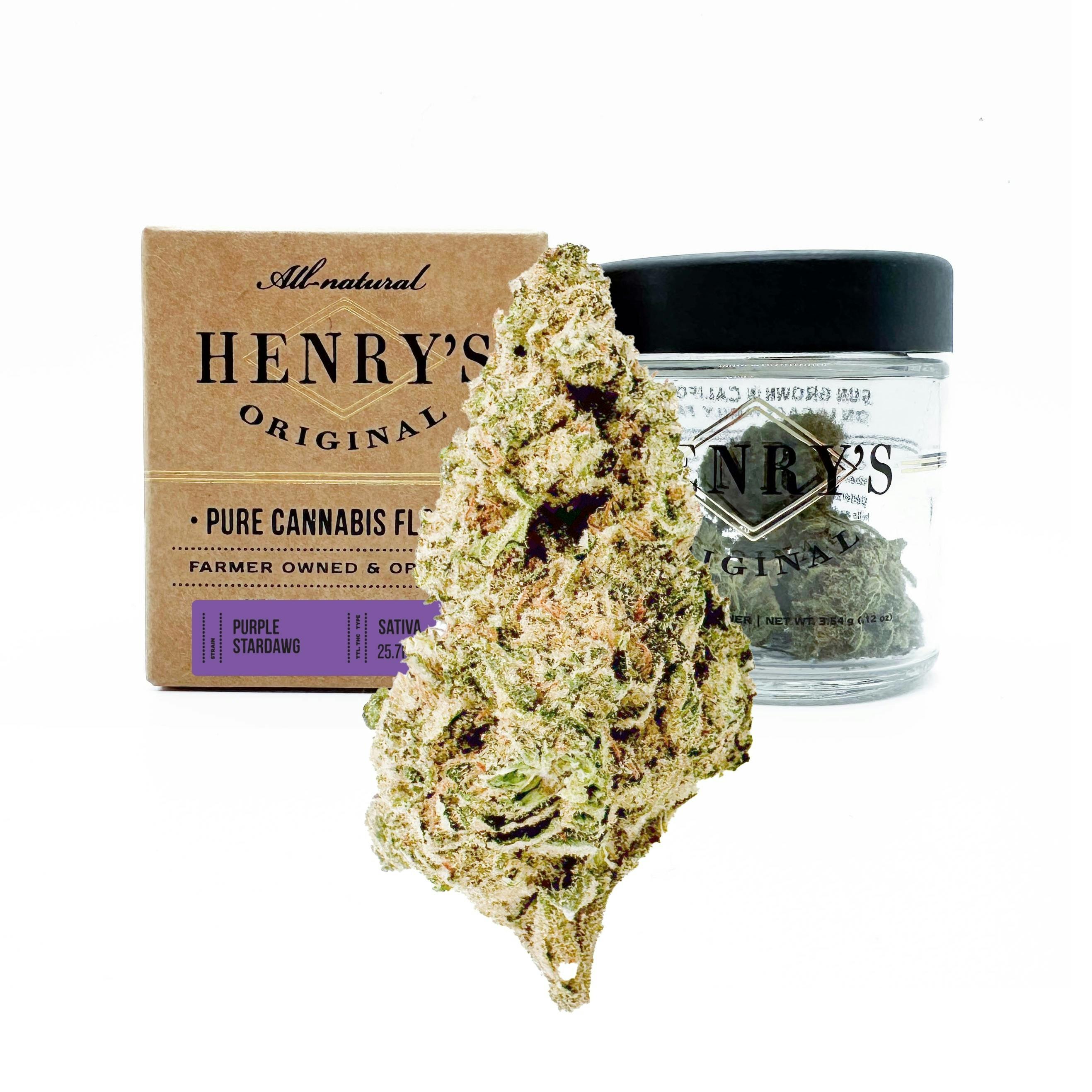 Photograph of product: Henry's Original | Purple Stardawg | 3.5g