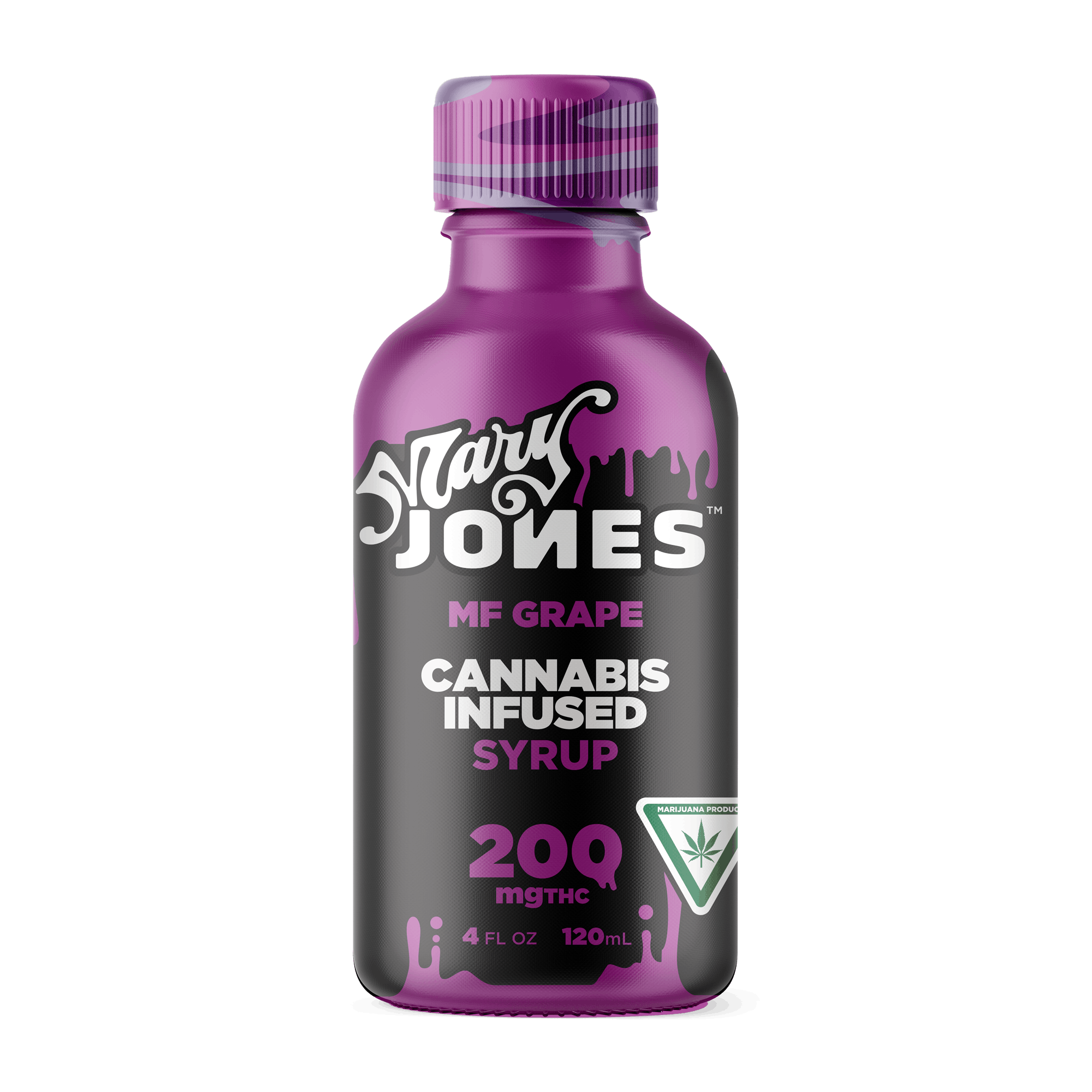 Photograph of product: MARY JONES SODA | GRAPE | SYRUP | 200MG