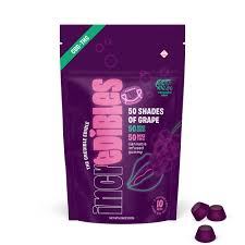 Photograph of product: Incredibles Edibles 10pk/100mg- 50 Shades Of Grape 1:1 (TH-oui:CBC)