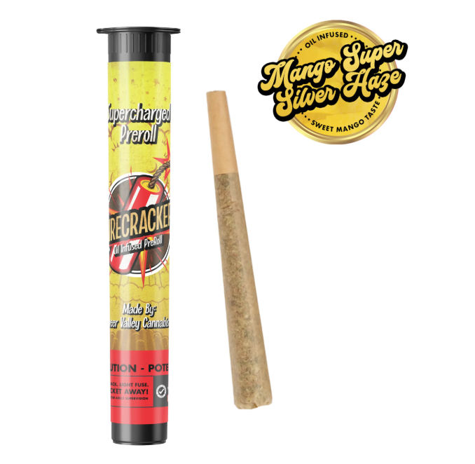 Photograph of product: Mango Super Silver Haze | Infused Preroll