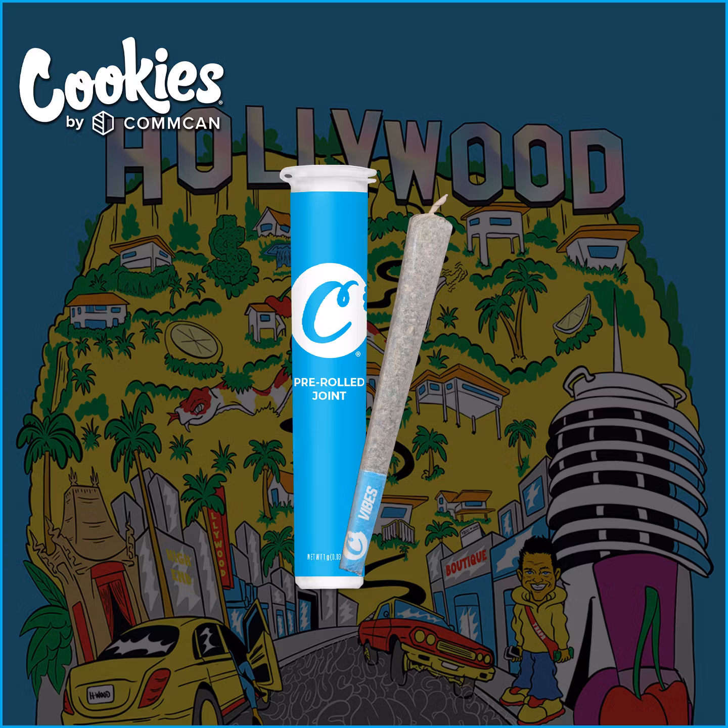 Photograph of product: Hollywood Pre-roll 1g