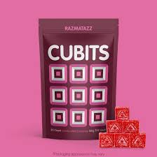 Photograph of product: CUBITS | RAZMATAZZ | 5mg 20pk