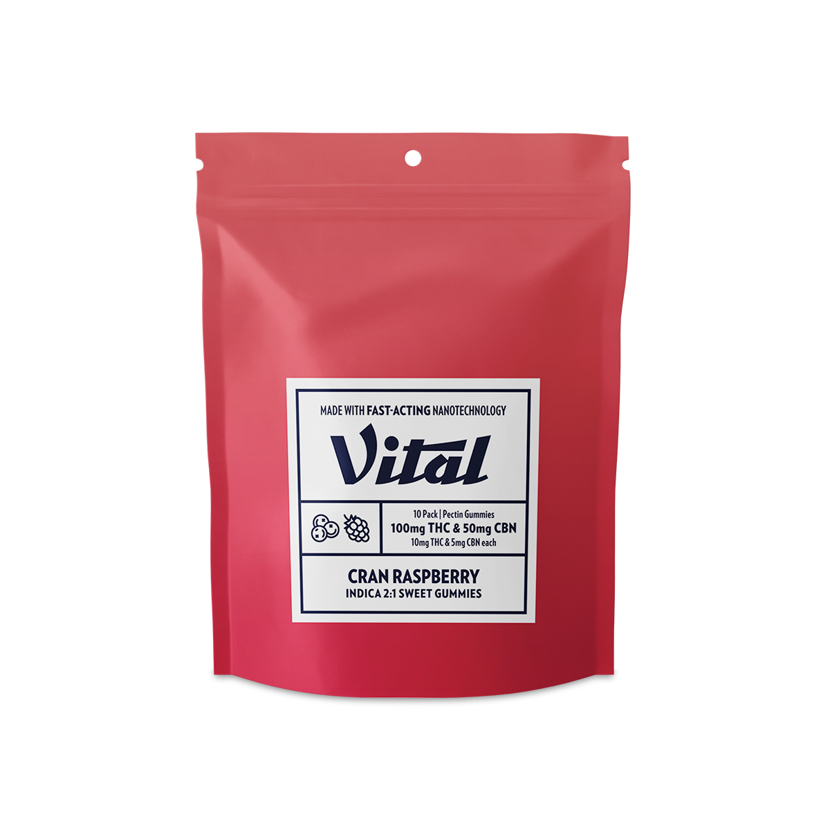 Photograph of product: Cran Raspberry 2:1 Cbn