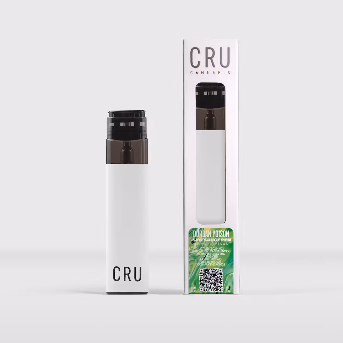 Photograph of Product: Cru | Durban Poison | Live Resin Disposable