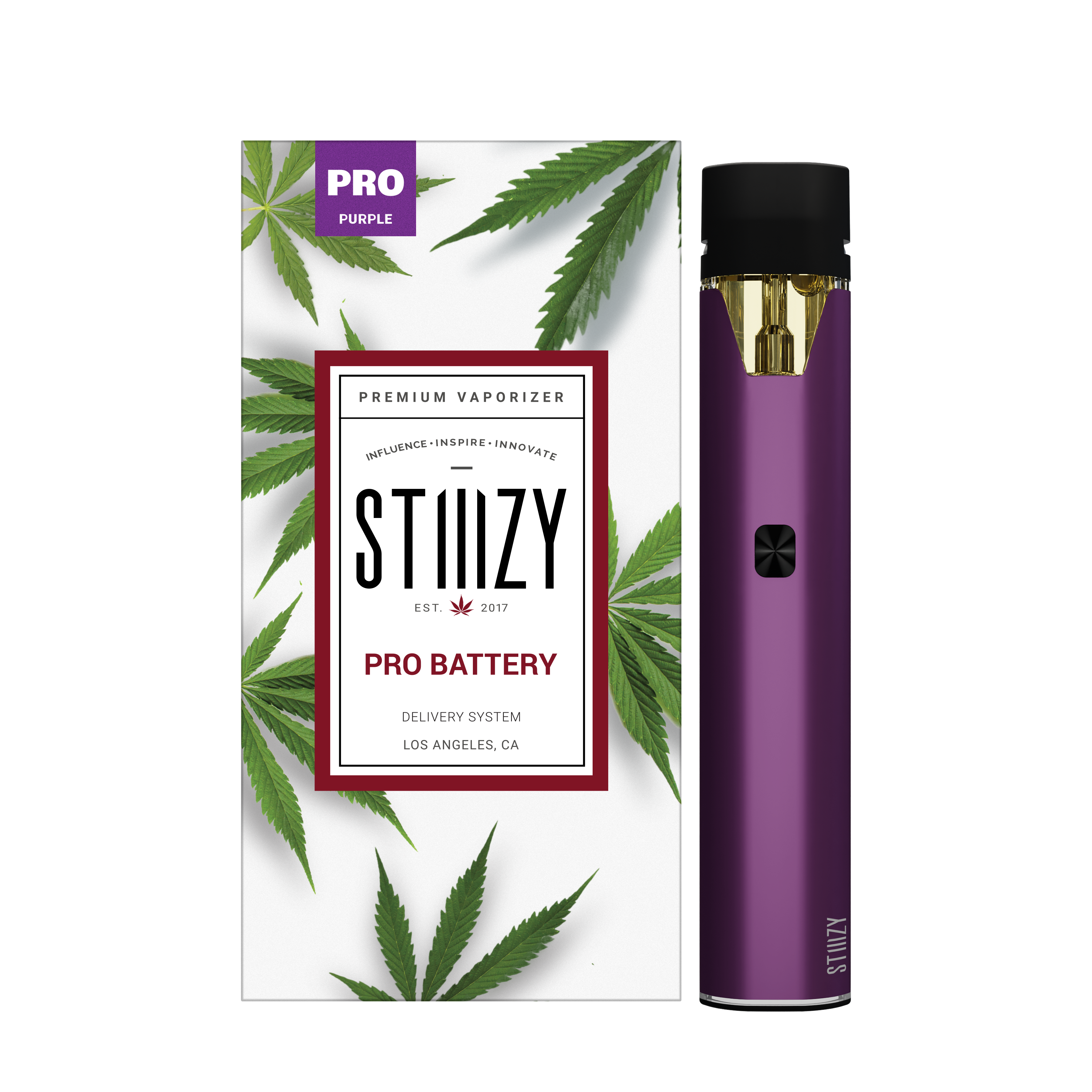 Photograph of product: Stiiizy Battery Pro Kit Purple