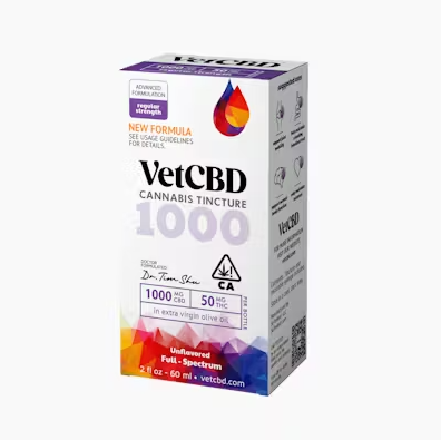 Photograph of product: VET CBD 1000mg Regular Strength Large (PURPLE)