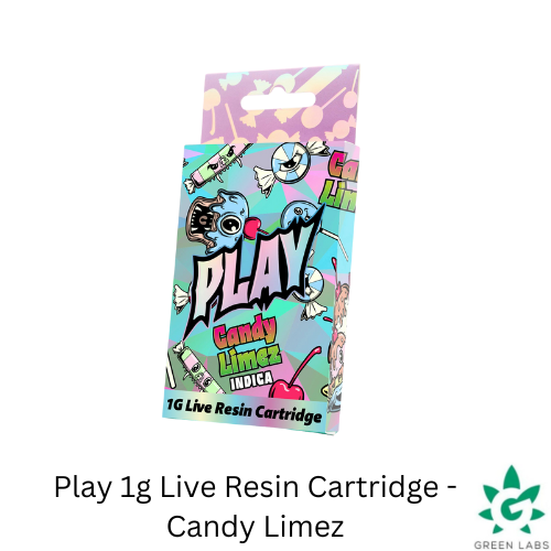 Photograph of product: (REC) Play - 1g Live Resin Cartridge - Candy Limez