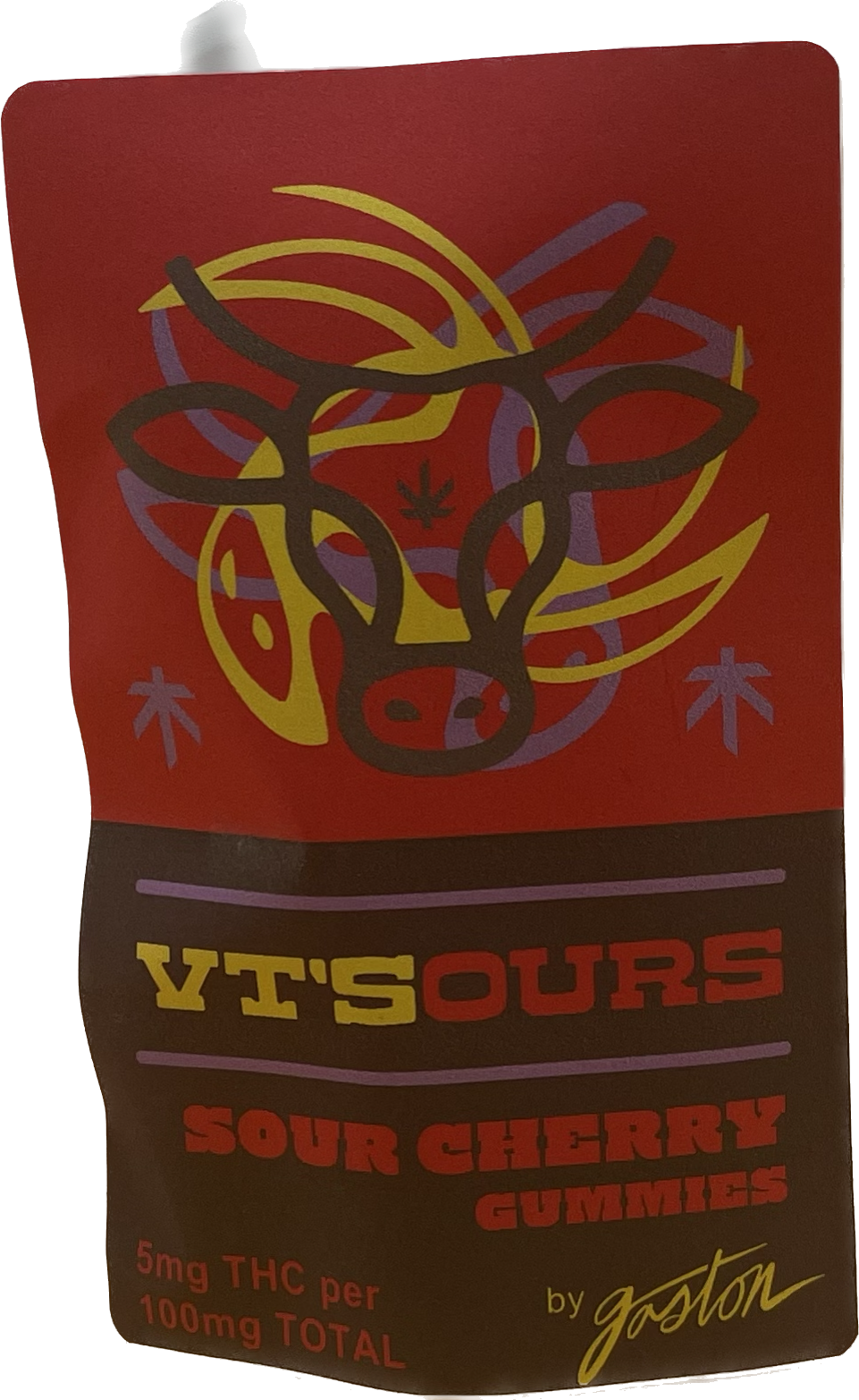 Photograph of product: Gaston Vt'Sours Cherry Gummies